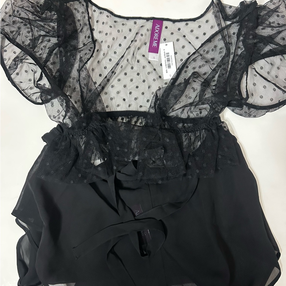 NWT (size small) Adore me Crop Top & Short Set - Picture 5 of 8